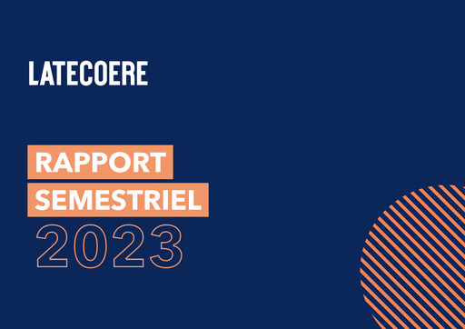 Miniature Latécoère S.A. Rapport semestriel 2023-h1