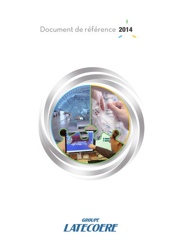 Thumbnail Latécoère S.A. Universal Registration Document 2014