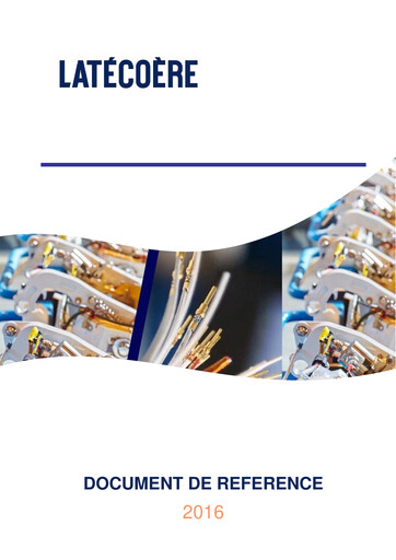 Thumbnail Latécoère S.A. Universal Registration Document 2016