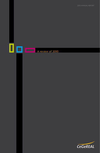 Vorschaubild Vitura SA Jahresbericht 2010