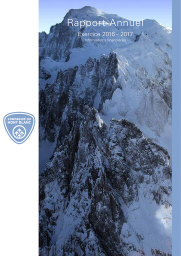 Thumbnail Compagnie Du Mont-Blanc Annual Report 2016-2017