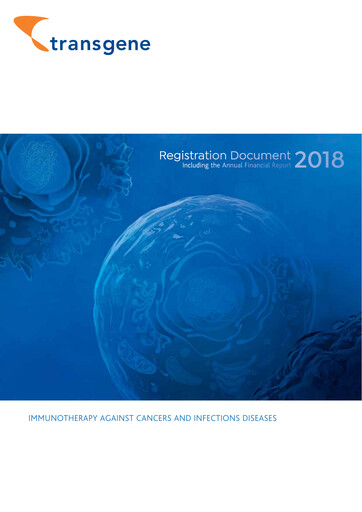 Thumbnail Transgene SA Universal Registration Document 2018