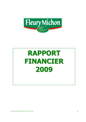 Vorschaubild Fleury Michon Finanzbericht 2009