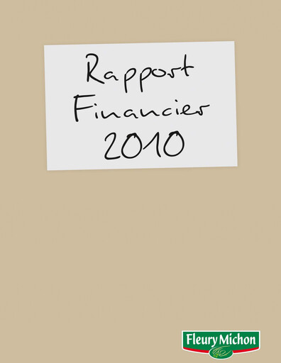 Vorschaubild Fleury Michon Finanzbericht 2010