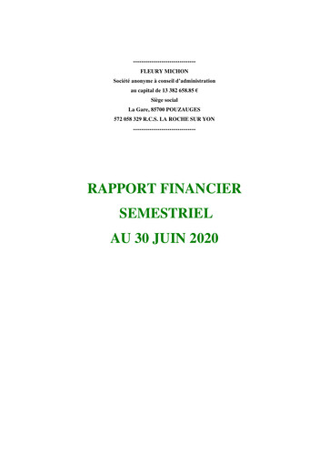 Vorschaubild Fleury Michon Halbjahresbericht 2020-h1