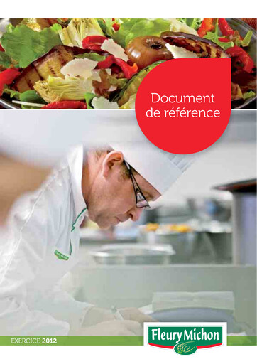Thumbnail Fleury Michon Universal Registration Document 2012