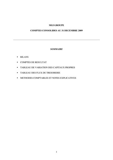 Thumbnail MGI Digital Technology Financial Statement 2009