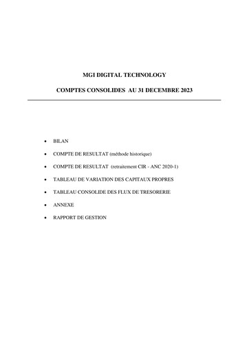 Thumbnail MGI Digital Technology Financial Statement 2023