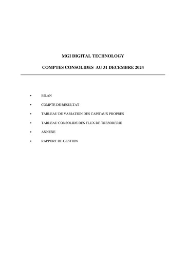 Thumbnail MGI Digital Technology Financial Statement 2024