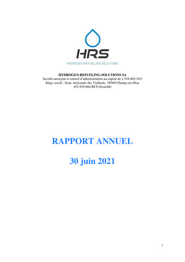 Thumbnail Hydrogen-Refueling-Solutions Annual Report fy2021