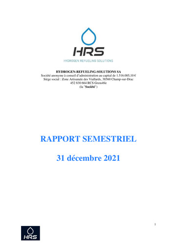 Thumbnail Hydrogen-Refueling-Solutions Half-year Report 2021-2022