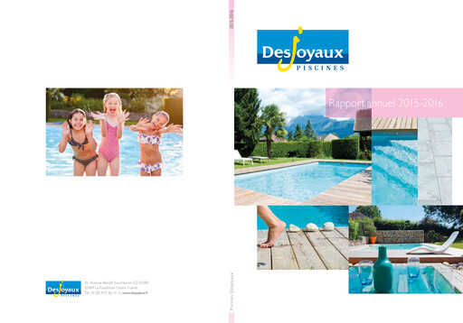 Thumbnail Piscines Desjoyaux Annual Report 2015-2016
