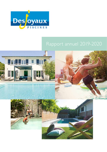 Thumbnail Piscines Desjoyaux Annual Report 2019-2020