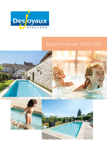 Thumbnail Piscines Desjoyaux Annual Report 2020-2021