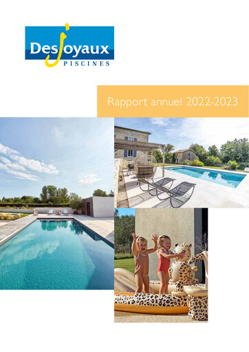 Thumbnail Piscines Desjoyaux Annual Report 2022-2023