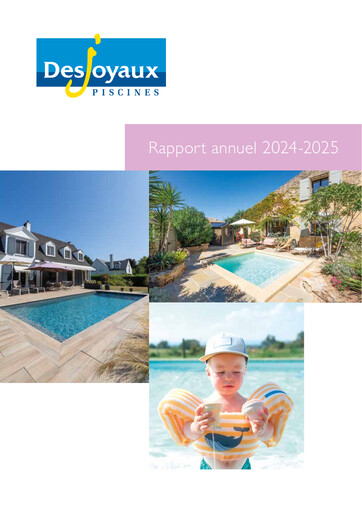 Thumbnail Piscines Desjoyaux Annual Report 2024-2025