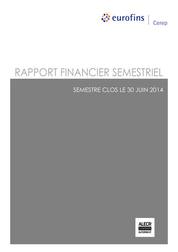 Thumbnail Eurofins-Cerep Half-year Report 2014-h1