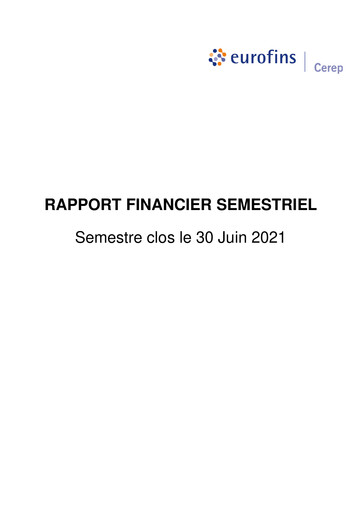 Thumbnail Eurofins-Cerep Half-year Report 2021-h1