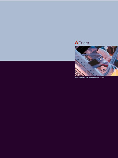Thumbnail Eurofins-Cerep Universal Registration Document 2001