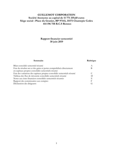 Thumbnail Guillemot Corporation Half-year Report 2019-h1