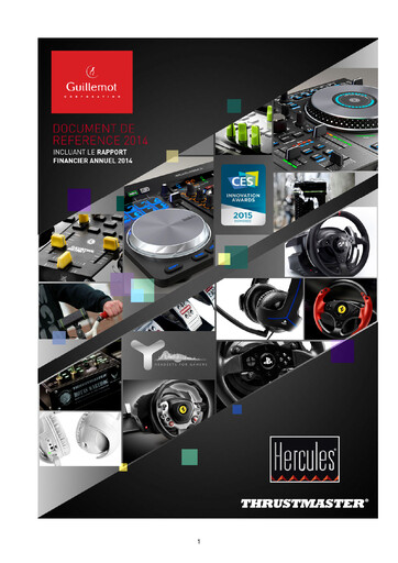 Thumbnail Guillemot Corporation Universal Registration Document 2014