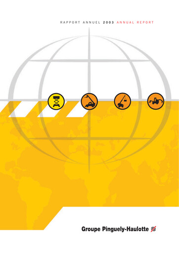 Thumbnail Haulotte Group Annual Report 2003