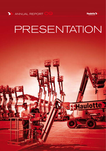 Thumbnail Haulotte Group Annual Report 2009