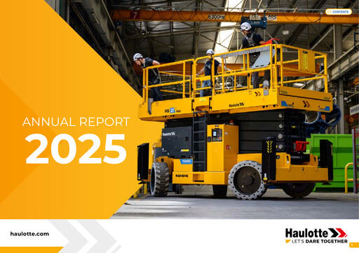 Vorschaubild Haulotte Group Jahresbericht 2025