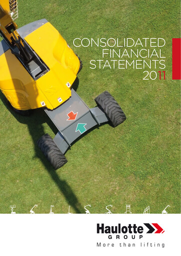 Miniature Haulotte Group Bilan financier 2011