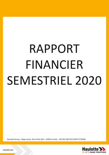 Thumbnail Haulotte Group Half-year Report 2020-h1