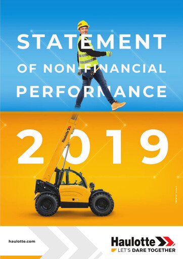Miniature Haulotte Group Rapport de durabilité 2019