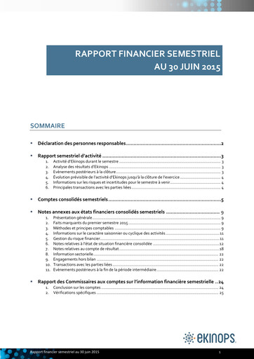 Miniature Ekinops Rapport semestriel 2015-h1