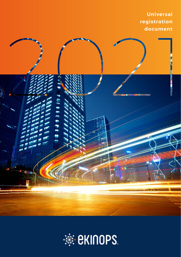 Thumbnail Ekinops Universal Registration Document 2021