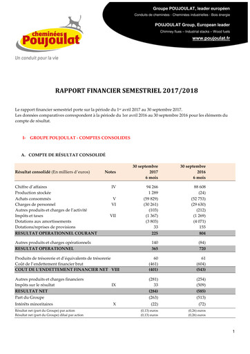 Miniature Poujoulat Rapport semestriel 2017-2018-h1