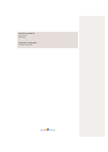 Thumbnail Bilendi SA Financial Report 2007-h1