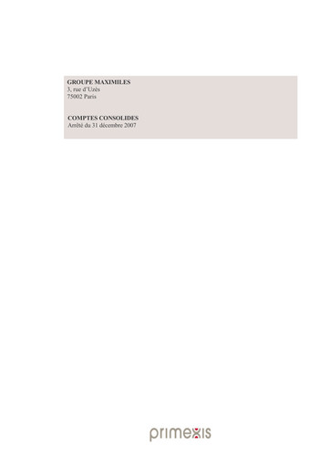 Thumbnail Bilendi SA Financial Report 2007