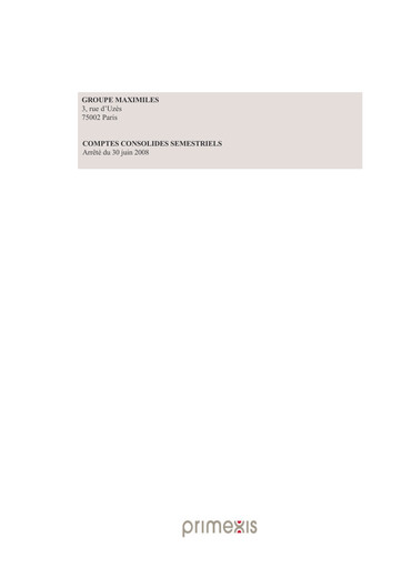 Thumbnail Bilendi SA Financial Report 2008-h1