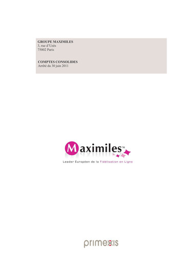 Thumbnail Bilendi SA Financial Report 2011-h1