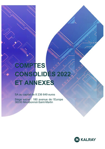 Miniature Kalray Bilan financier 2022