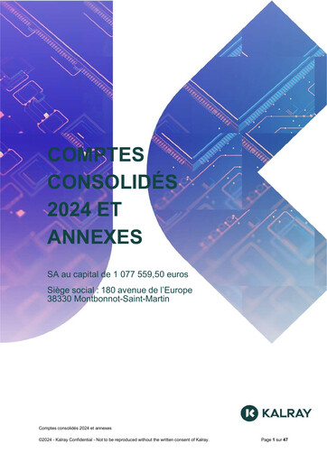 Miniature Kalray Bilan financier 2024