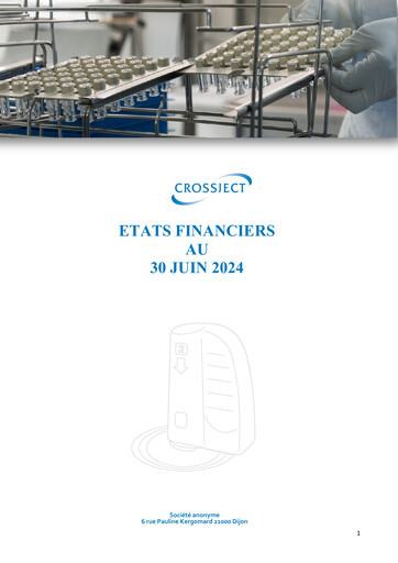 Thumbnail Crossject Half-year Report 2024-h1