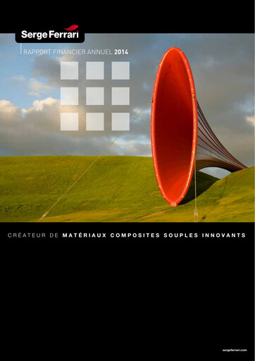 Thumbnail SergeFerrari Group Financial Report 2014