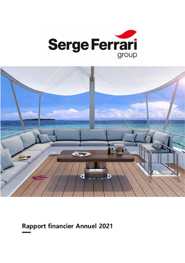 Thumbnail SergeFerrari Group Financial Report 2021