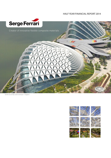 Miniature SergeFerrari Group Rapport semestriel 2014-h1