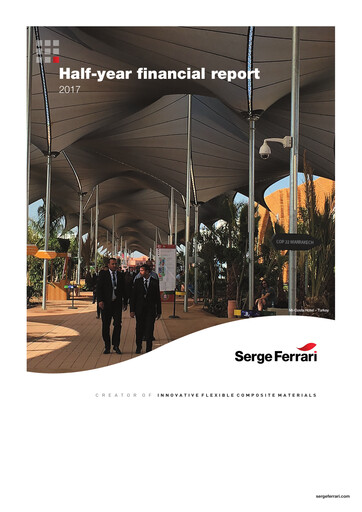 Miniature SergeFerrari Group Rapport semestriel 2017-h1