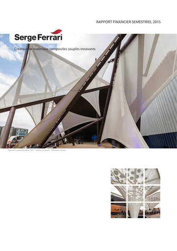 Miniature SergeFerrari Group Rapport semestriel 2015-h1