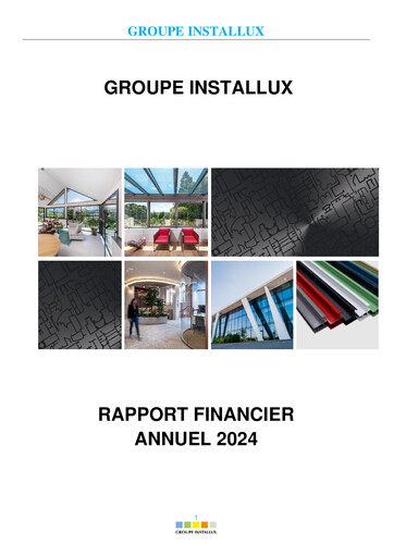 Miniature Installux S.A. Rapport annuel 2024