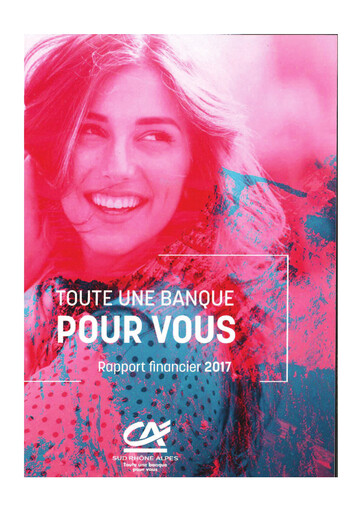 Thumbnail Caisse Régionale de Crédit Agricole Mutuel Sud Rhône Alpes Financial Report 2017