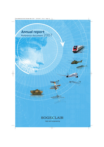 Thumbnail Sogeclair Universal Registration Document 2007