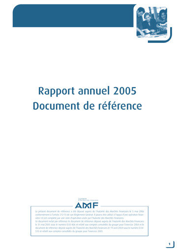 Thumbnail Sogeclair Universal Registration Document 2005